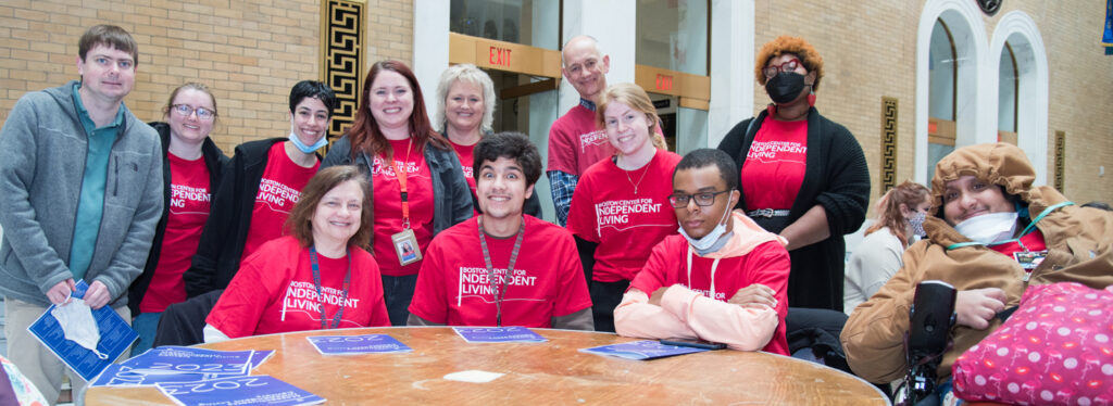 Staff from Boston Center for Independent Living 