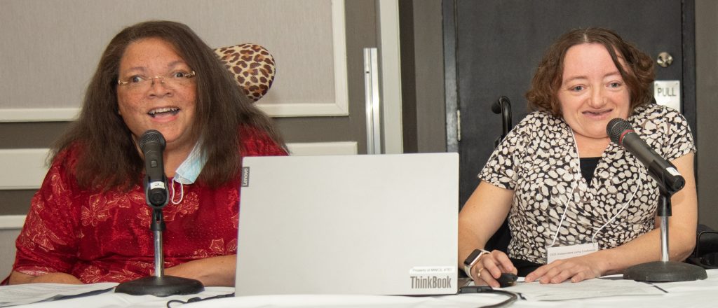 MASILC Chair Nancy Garr-Colzie and Vice Chair Desiree Forte 