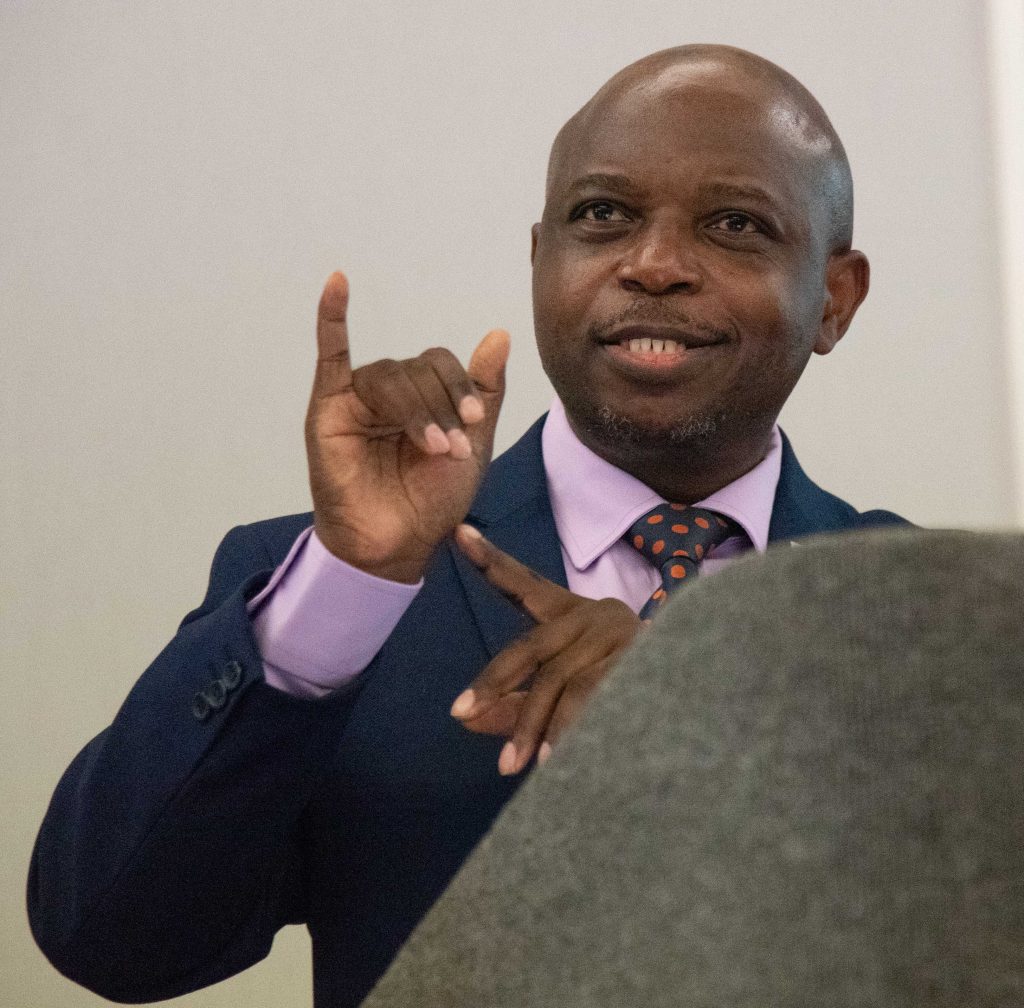 Commissioner Opeoluwa Sotonwa, Massachusetts Commission for the Deaf and Hard of Hearing (MCDHH)