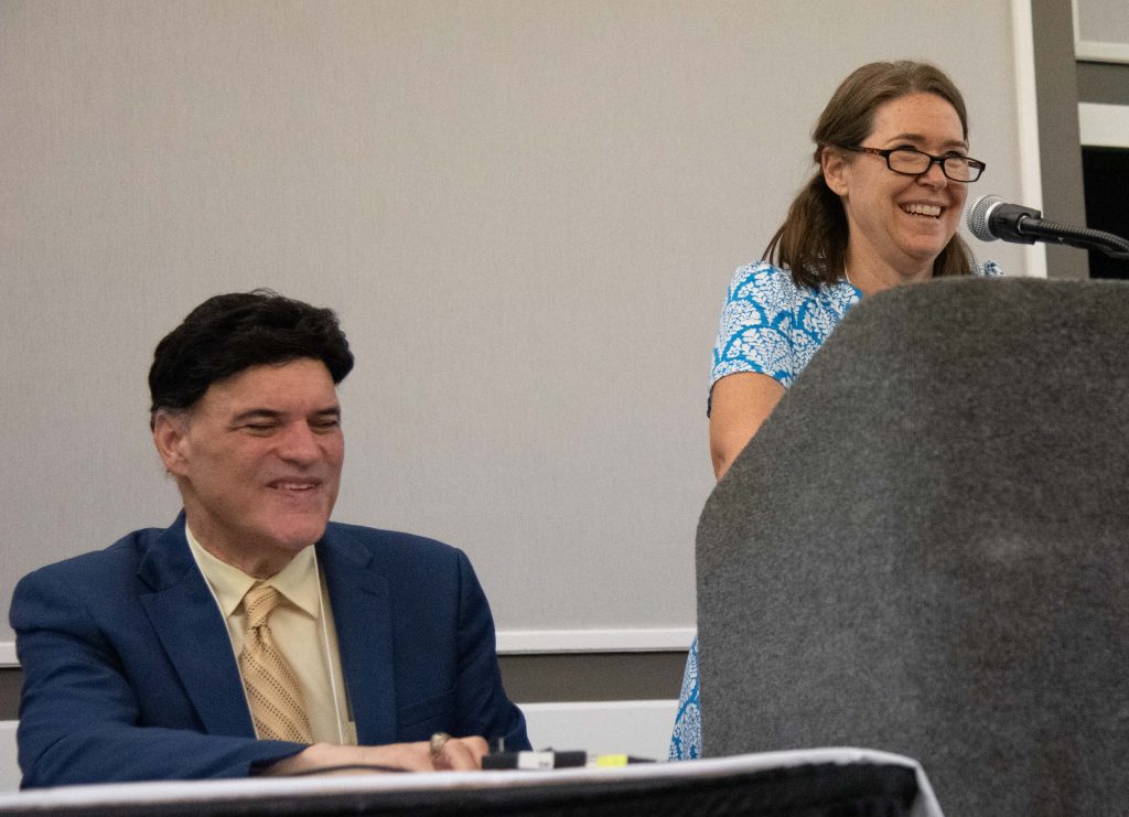 John Oliveira and Kate Biebel