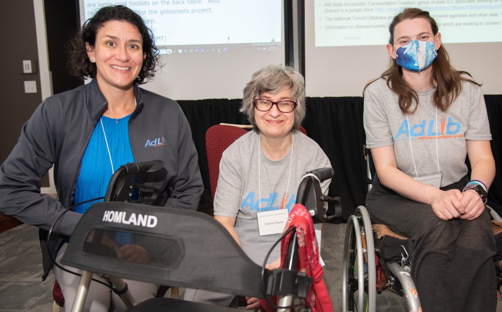 Sally English, Executive Director, AdLib and Valerie Pease, Advocate, AdLib