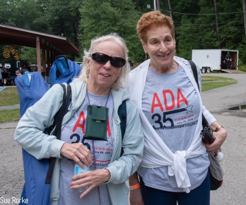 Kay (MWCIL BOD) and friend