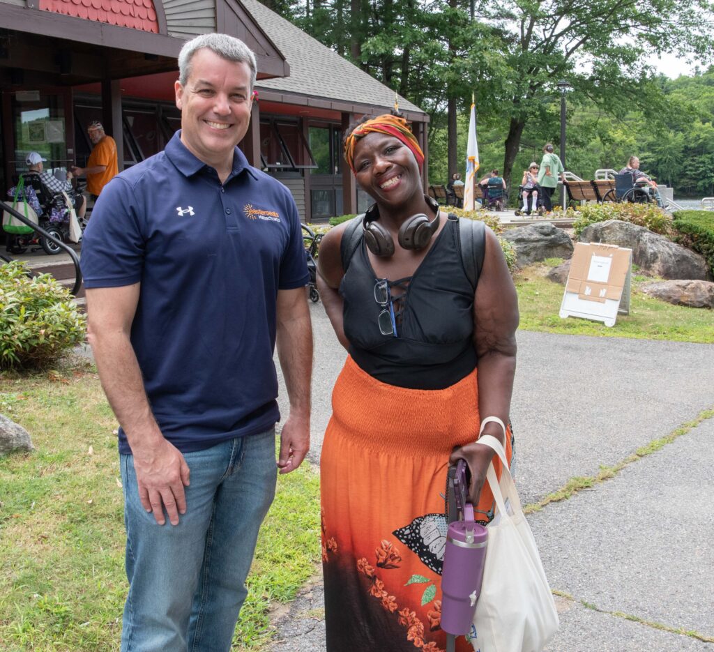 Paul and friend from Easterseals MA