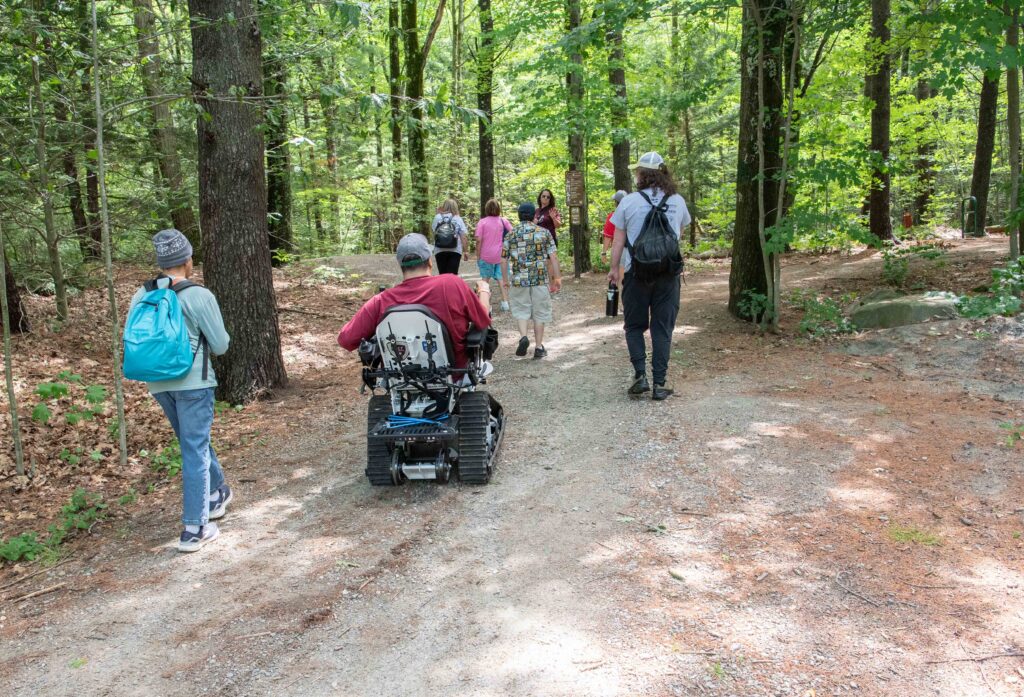 Hikers on the trail