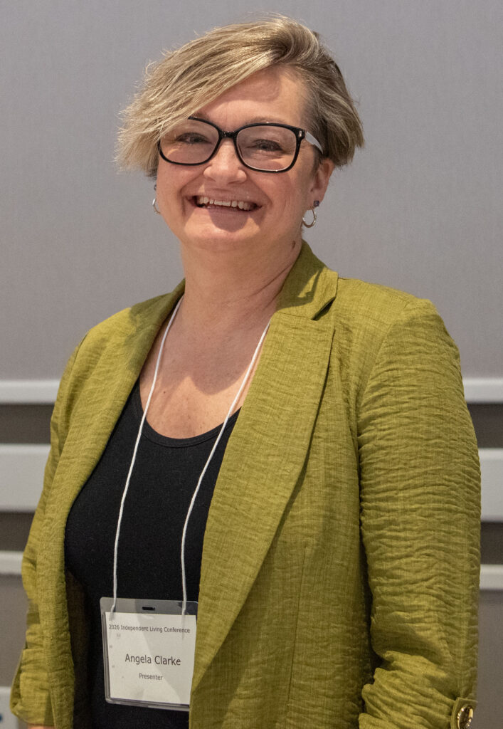 Angela Clarke, Community Counseling of Bristol County, Inc., posing and smiling